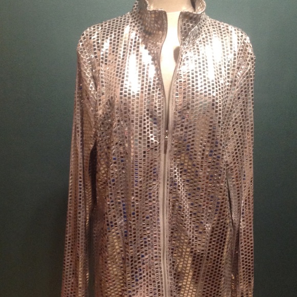 Like new metallic jacket - Picture 3 of 5